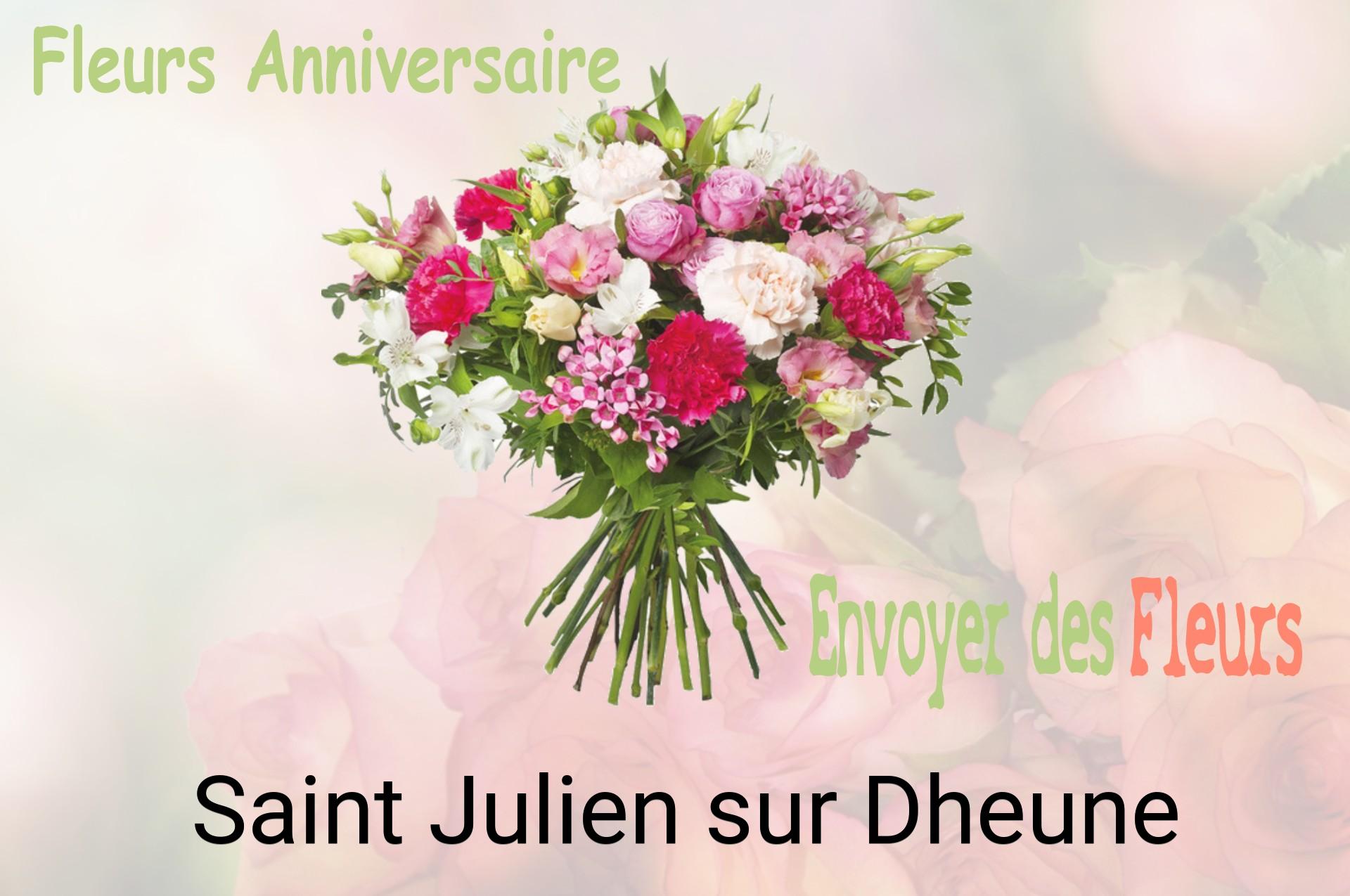 Bouquet de fleurs d’anniversaire livré à Saint-Julien-sur-Dheune