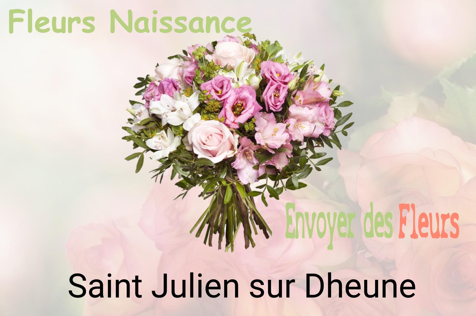 Bouquet de fleurs de naissance livré à Saint-Julien-sur-Dheune